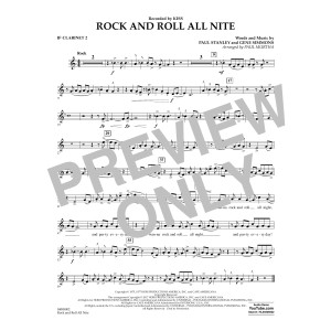 Rock and Roll All Nite - Bb Clarinet 2